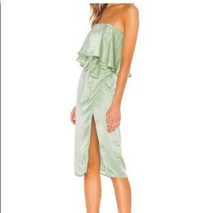 Lovers and Friends Strapless Violet Midi